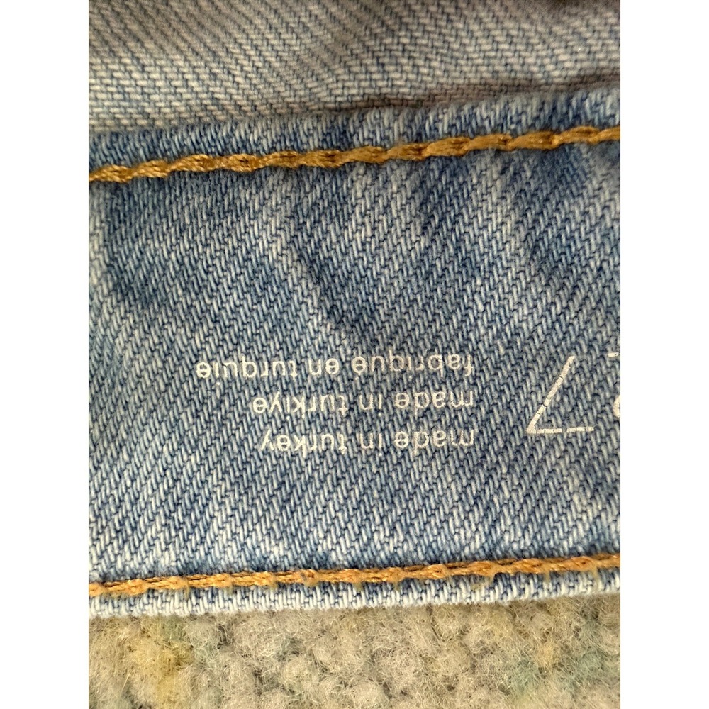 Anthropologie Pilcro The Annie Wide Leg Jeans Light Wash Denim 100% Cotton 27 - Picture 11 of 12